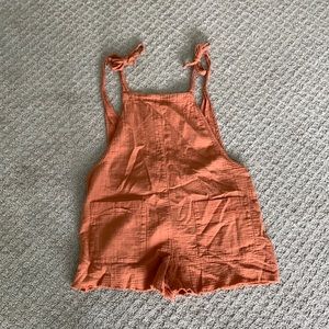 Billabong Cotton Rust Beach Romper
